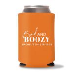 21st birthday koozie D12-Orange