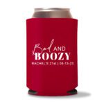 21st birthday koozie D12-Red
