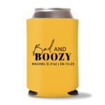 21st birthday koozie D12-Yellow