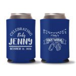 22. Baby Shower Koozies Favors Blue