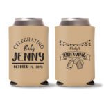 22. Baby Shower Koozies Favors Light Brown