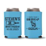 30th Birthday koozies-12 - Cyan
