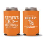30th Birthday koozies-12 - Orange
