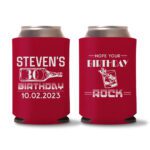 30th Birthday koozies-12 - Red