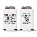 30th Birthday koozies-12 - White