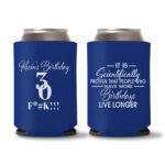 30th Birthday koozies-13 - Blue