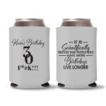 30th Birthday koozies-13 - Gray