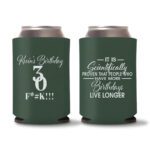 30th Birthday koozies-13 - Green
