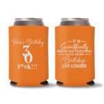 30th Birthday koozies-13 - Orange