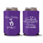 30th Birthday koozies-13 - Purple