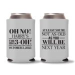 30th Birthday koozies-14 - Gray