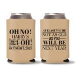 30th Birthday koozies-14 - Light Brown