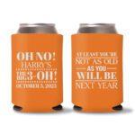 30th Birthday koozies-14 - Orange