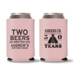 30th Birthday koozies-16 - Baby Pink