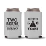 30th Birthday koozies-16 - Gray