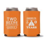 30th Birthday koozies-16 - Orange