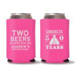 30th Birthday koozies-16 - Pink