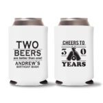 30th Birthday koozies-16 - White