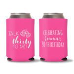 30th Birthday koozies-19 - Pink