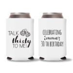 30th Birthday koozies-19 - White