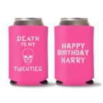 30th Birthday koozies-24 - Pink