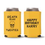 30th Birthday koozies-24 - Yellow