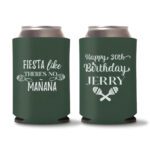 30th Birthday koozies D17 - Green