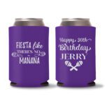 30th Birthday koozies D17 - Purple