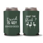 40th Birthday koozies 13 - Green