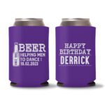 40th Birthday koozies-18 - Purple