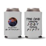 50th birthday koozie D18- Gray