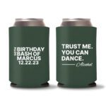 50th birthday koozie D23- Green