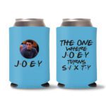 60th Birthday Koozies 22 - Cyan