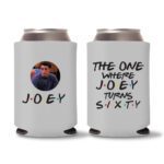 60th Birthday Koozies 22 - Gray