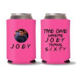 60th Birthday Koozies 22 - Pink