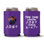 60th Birthday Koozies 22 - Purple