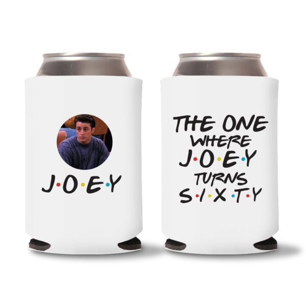 60th Birthday Koozies 22 - White