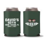 60th Birthday Koozies 23 - Green