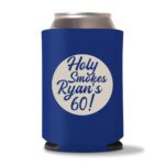 60th Birthday Koozies 24 - Blue