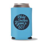 60th Birthday Koozies 24 - Cyan