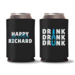 Custom Birthday Koozies D22- Black