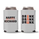 Custom Birthday Koozies D22- Gray