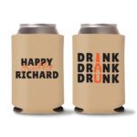 Custom Birthday Koozies D22- Light Brown