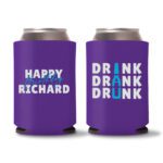 Custom Birthday Koozies D22- Purple