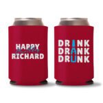 Custom Birthday Koozies D22- Red