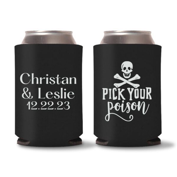 15. Halloween Koozies - Black