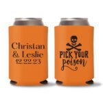 15. Halloween Koozies - Orange