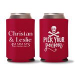 15. Halloween Koozies - Red