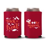 18. Halloween Koozies Trick or Treat - Red Updated