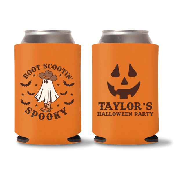 19. Halloween Party Koozies - Orange